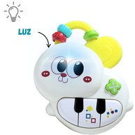 Mini Piano Coelinho Braskit: Som, Luz e Diversão! - imagem 2