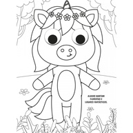 Livro de Colorir Unicórnios: Magia e Diversão! - imagem 2