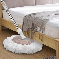 Refil Mop Giratório Microfibra 26 cm 360° Universal Lavável - Compatível com Diversas Marcas - imagem 5