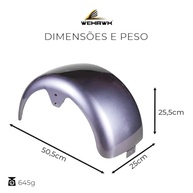 Paralama Traseiro Premium para Scooter Elétrica X7/X8 - Estilo e Proteção em Diversas Cores - imagem 3
