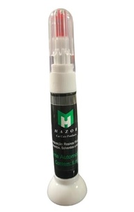 Caneta Hazor Pintura Reparadora Tira Risco Carro Moto Caminhão, Diversas Cores, 12 cm (CINZA PLATINUM) - imagem 2