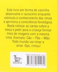 Trio de Rimas: Desenvolva o Raciocínio e a Consciência Fonológica de Forma Divertida! - imagem 3