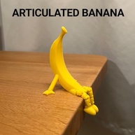 Escultura 3D de Banana Divertida com Pernas Ajustáveis - Decoração Artística Amarela para Mesa, Presente Único para Aniversários - imagem 4
