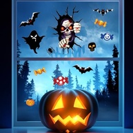 Adesivos de Halloween e Inverno - Decoração Divertida e Fofa para Festas e Ambientes - imagem 2