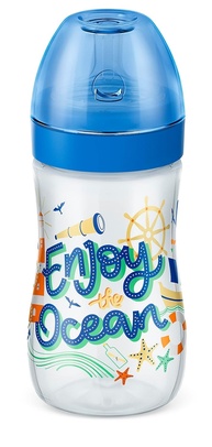 Lillo Mamadeira Super Evolution Divertida 6M+ 300ml Azul - Design Ergonômico com Bico Macio - imagem 1