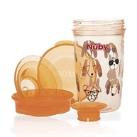 Nuby Copo Tritan 360° Laranja - Seguro, Resistente e Divertido para Crianças - imagem 5