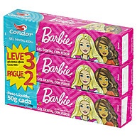 Gel Dental Barbie Morango: Sorriso Protegido e Divertido! - imagem 2