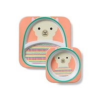 Kit Pratos e Talheres Infantil Zoo Lhama Skip Hop - Seguro, Divertido e Ergonômico - imagem 3