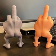Figura de Dedo do Meio com Pernas - Estátua Engraçada para Decoração de Mesa e Presente Divertido - imagem 5