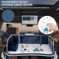 Bandeja de Viagem Infantil Impermeável e Dobrável para Carro - Atividades e Lanches Divertidos! - imagem 5