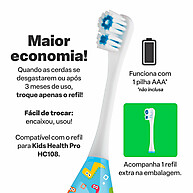 Escova Dental Elétrica Infantil Multilaser: Dinos Divertidos! - imagem 2