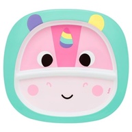 Kit Refeição Infantil Unicórnio - Prato com Divisória + Talher Inox Buba Bubazoo - imagem 3