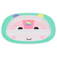 Kit Refeição Infantil Unicórnio - Prato com Divisória + Talher Inox Buba Bubazoo - imagem 4