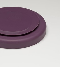 Prato em Silicone com Divisória e Ventosa Twibex Lilás - Seguro, Atóxico e Antiderrapante - imagem 3