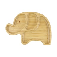 Clingo Prato de Bambu com Ventosa e Divisórias - Seguro, Sustentável e Ideal para Bebês - imagem 1