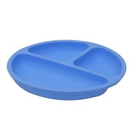 Prato Infantil com Divisórias em Silicone Azul - Mimo Style - imagem 5