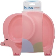 Pratinho com Divisórias Elefante Rosa da BUBA - Estimule a Alimentação Saudável - imagem 4