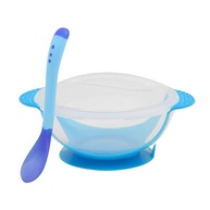 Pratinho Infantil com Ventosa e Divisórias - Silicone Seguro e Antiderrapante Azul - imagem 4