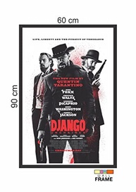 Quadro Django Livre 60x90cm - Moldura em MDF para Decoração de Parede com Tema de Filme - imagem 4