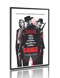 Quadro Django Livre 60x90cm - Moldura em MDF para Decoração de Parede com Tema de Filme - imagem 2