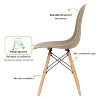 Conjunto 2 Cadeiras Eames Eiffel Dkr Movescan Fendi - Design Moderno e Conforto - imagem 4
