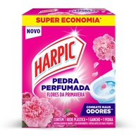 Harpic Pedra Sanitária Aroma Plus Flores do Campo 25g - Limpeza e Fragrância Duradoura - imagem 1