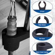 Soquete Sensor O2 Deslocado 22mm Universal: Facilite a Troca do Sensor de Oxigênio - imagem 4