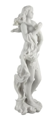 Estátua Aphrodite com Acabamento em Mármore - Deusa Grega do Amor em Resina - imagem 3