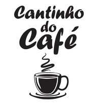 Adesivo Decorativo Cantinho do Café - Design Exclusivo para Cozinha, Área Gourmet e Cafeteria (Preto 50x66,7cm) - imagem 1
