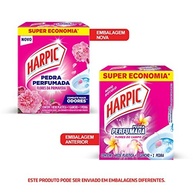 Harpic Pedra Sanitária Aroma Plus Flores do Campo 25g - Limpeza e Fragrância Duradoura - imagem 3
