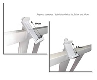 Suporte Inclinado Universal para Babá Eletrônica: Visão Clara do Bebê em Qualquer Móvel! - imagem 3