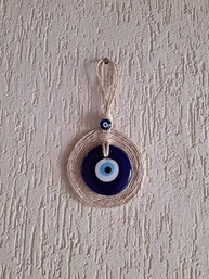 Olho Grego Decorativo para Porta - Amuleto de Proteção do Lar com Design Elegante - imagem 4