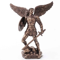 Estatueta do Arcanjo São Miguel em Bronze - 10 cm | Veronese Design - imagem 2