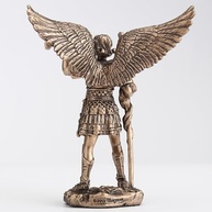 Estatueta Miniatura do Arcanjo Gabriel em Resina - 9,5 cm | Decoração e Presente Especial - imagem 5