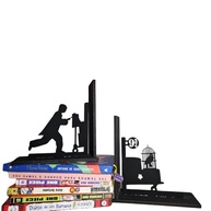 Aparador de Livros Harry Potter - Plataforma 9¾ com Insígnia do Castelo - Decoração Geek para Fãs - imagem 4