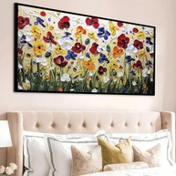 do-moldura-quadro-campo-flores-preta-estilo-60x90cm-com-contemporaneo-a-decorativo-a