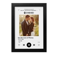 Quadro Personalizado com Foto e Música do Casal - Presente Romântico para Namorados - imagem 2