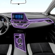 Película Protetora TPU Transparente para Console Central do Toyota CHR 2018-2023 - Proteção Anti-Arranhões com Design Personalizado - imagem 2