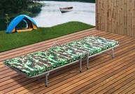 Cama Dobrável de Solteiro com Colchão Imbutido - Ideal para Camping e Viagens - imagem 3