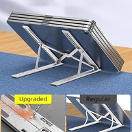 Suporte Ajustável para Laptop em Alumínio - Portátil, Dobrável e Ergonômico para Todos os Modelos até 17" - imagem 4