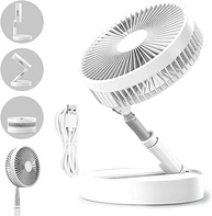 Ventilador Dobrável Portátil Silencioso com Bateria de Longa Duração - 4 Velocidades e Design Compacto - imagem 4