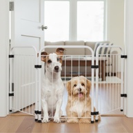 Cercado Grade Dobrável para Pets - Modular 3/5/7 Módulos, 50cm, Ideal para Cães, Gatos e Coelhos - imagem 1