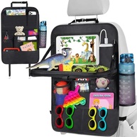 Organizador de Banco Traseiro de Carro com Mesa Dobrável e Suporte para Tablet - Viagens Confortáveis! - imagem 2