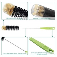 Escova de Limpeza Dobrável 41cm - Ideal para Mamadeiras e Garrafas de Pescoço Estreito - imagem 4