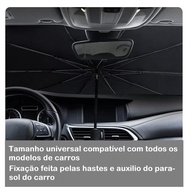 Protetor Solar Para-brisa Carro: Proteção UV, Térmica e Dobrável | Fácil Instalação - imagem 4