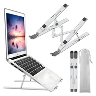 Suporte para Notebook e Tablet Ajustável em Alumínio – Leve, Dobrável e Ergonômico - imagem 1