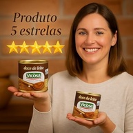Kit 2 Doce Leite Viçosa Tradicional 800g Minas Gerais Cremoso Premiado O Melhor Do Brasil Artesanal Sobremesa (Kit2LatasGrandes) - imagem 4