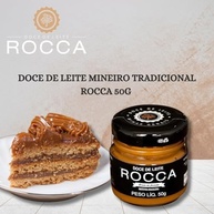 Kit 6x Doce de Leite Rocca Tradicional 50g Cremoso Artesanal Para Lanches Torradas Frutas e Sobremesas - imagem 1