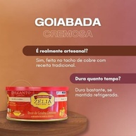 Goiabada Cascão Zélia Cremosa 400g | Doce de Goiaba Tradicional Mineiro, Sabor Autêntico e Receita Caseira | Feita no Tacho com Pedaços de Goiaba | Ideal para Cafés e Sobremesas | Sem Conservantes” - imagem 3