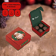 Caixa de Natal Noel: Embalagens para 4 Doces - imagem 2